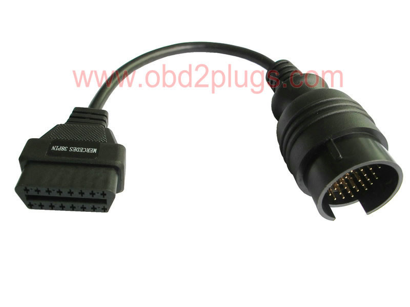 Benz OBD2 Female to 38Pin Male Cable