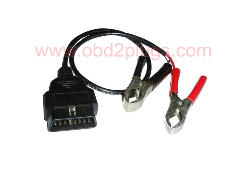 OBD2 Male to Battery Clamp*2 Cable