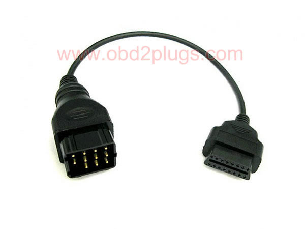 OBD2 Female to Renault-12Pin Male Cable