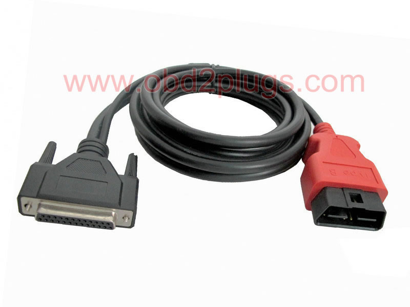 OBD2 Male(24V)+DC5.5*2.1 to DB25 Female Cable