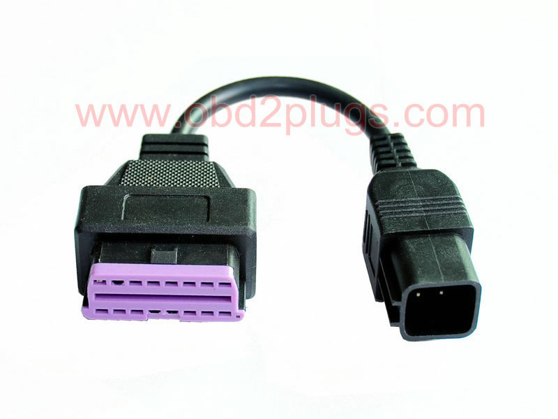 OBD2 Female to 4P Male Cable