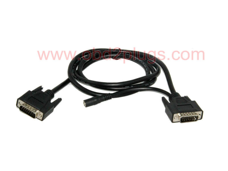 DB15 Male to DB15 Male + DC5.5*2.1 Cable