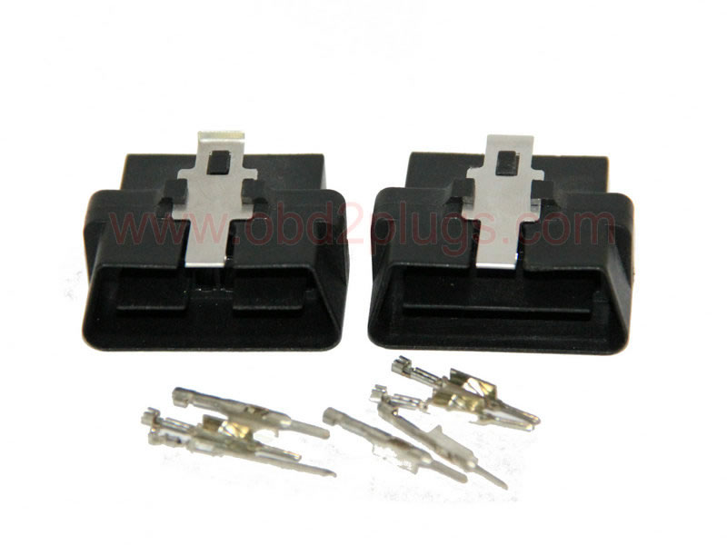 OBD2 J1962 Male Connector, 24V with Clip