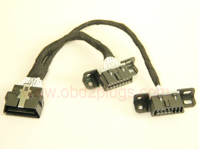 OBD2 Male to OBD2 Female*2 Cable