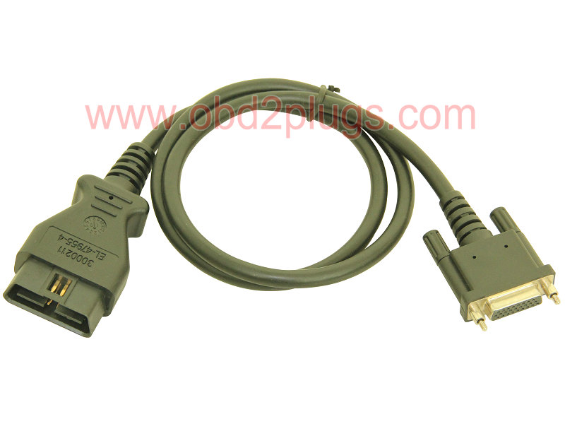 OBD2 24V Male to HDB26 Female cable fit MDI