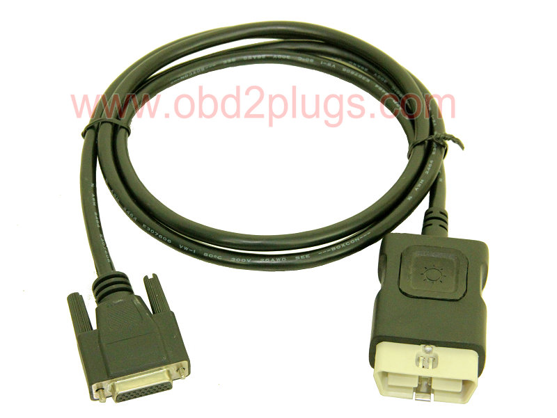 OBD2 12V Male(With LED) to HDB26 Female cable