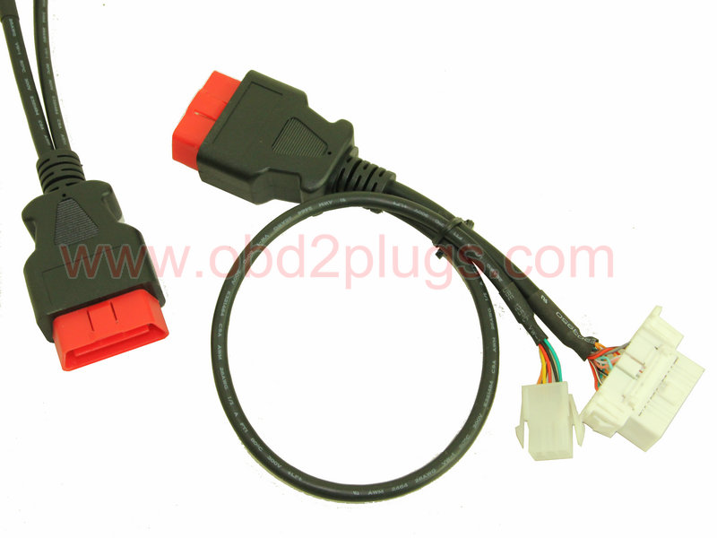 Vehicle GPS & Navigation OBD2 Male to female+MOLEX-6pin Cable