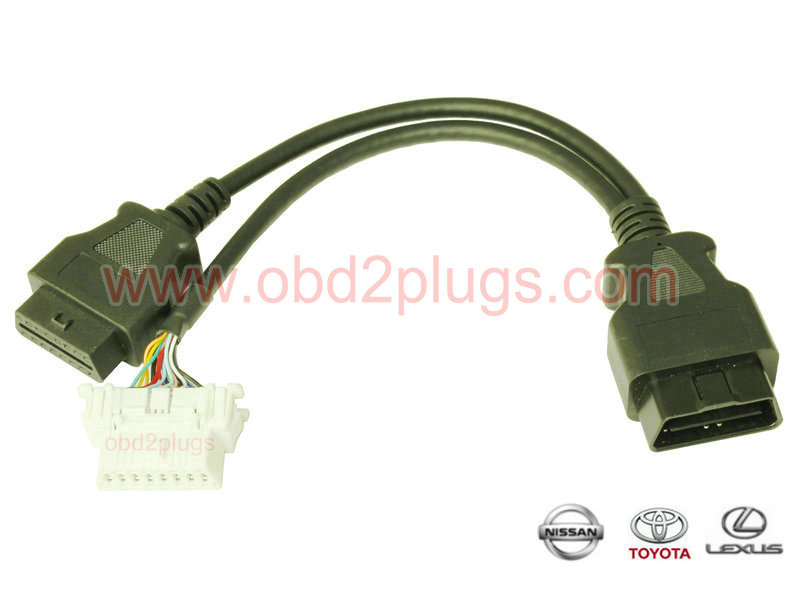 OBD2 Splitter Y cable for TOYOTA&NISSAN&Subaru