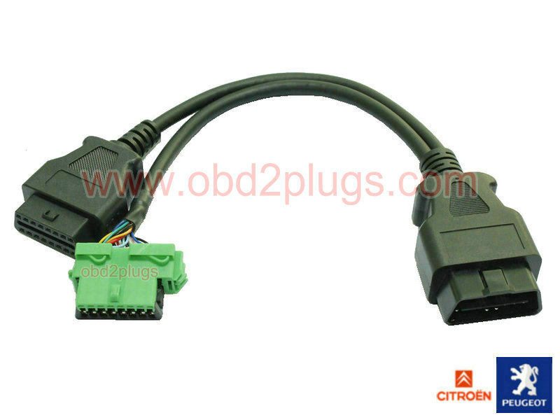OBD2 Splitter Y cable for Citroen&Peugeot