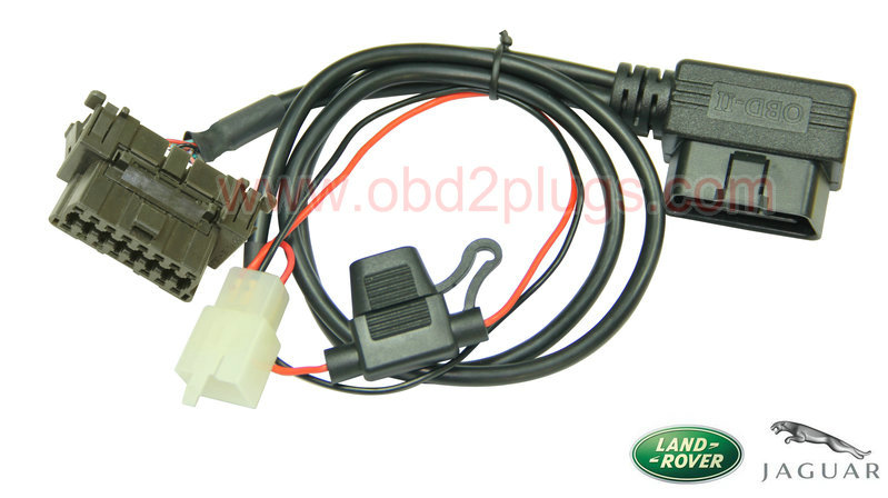 OBD2 splitter Y cable with fuse fit Jaguar&Rover