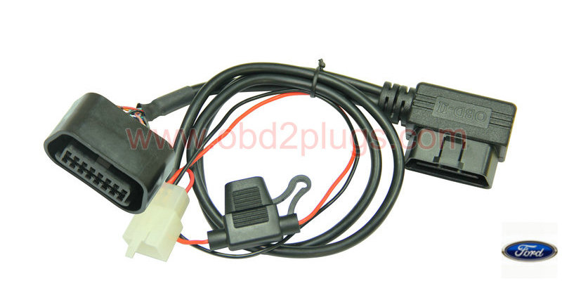OBD2 splitter Y cable with fuse fit Ford