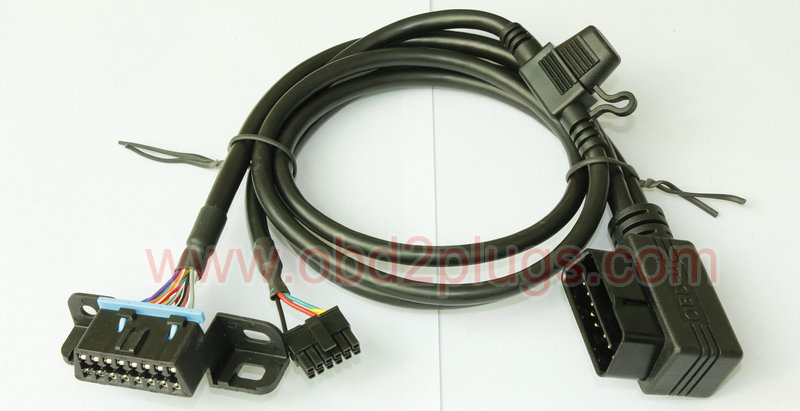 OBD2 splitter Y cable with fuse fit GM&Buick&Cadillac&Chrysler&Jeep