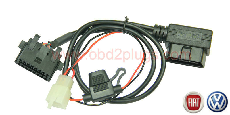 OBD2 Pass through Cables fit old VW&FIAT
