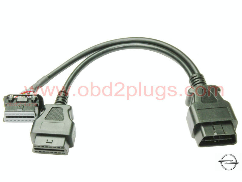 OBD2 Splitter Y cable for OPEL&VAUXHALL