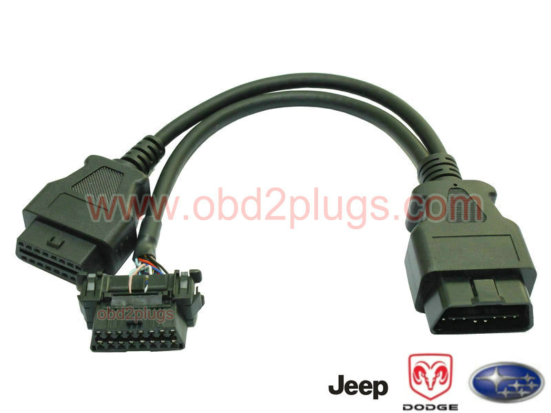OBD2 Splitter Y cable for Subaru&Dodge&FIAT&Jeep