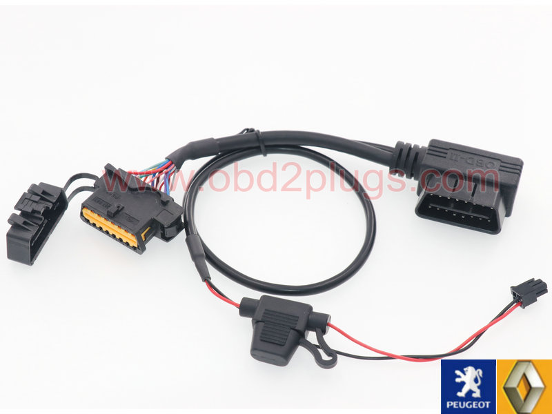 OBD2 Pass through Cables fit Renault&FIAT