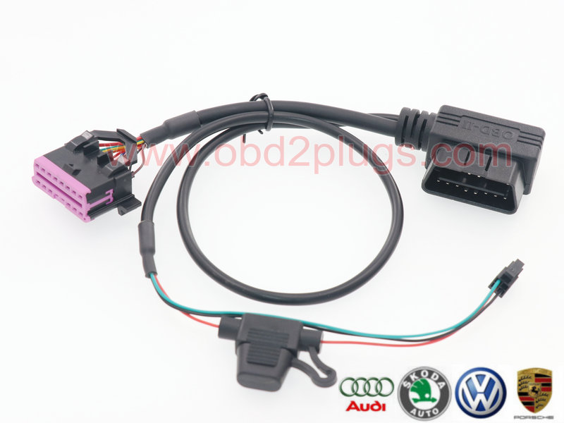 OBD2 Pass through Cables fit AUDI& PORSCHE