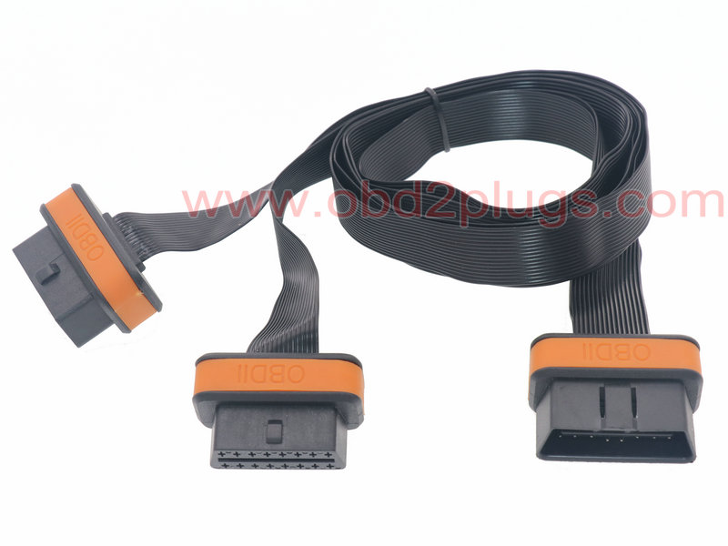 Ultra Low Profile OBD2 splitter flat Cable-16C