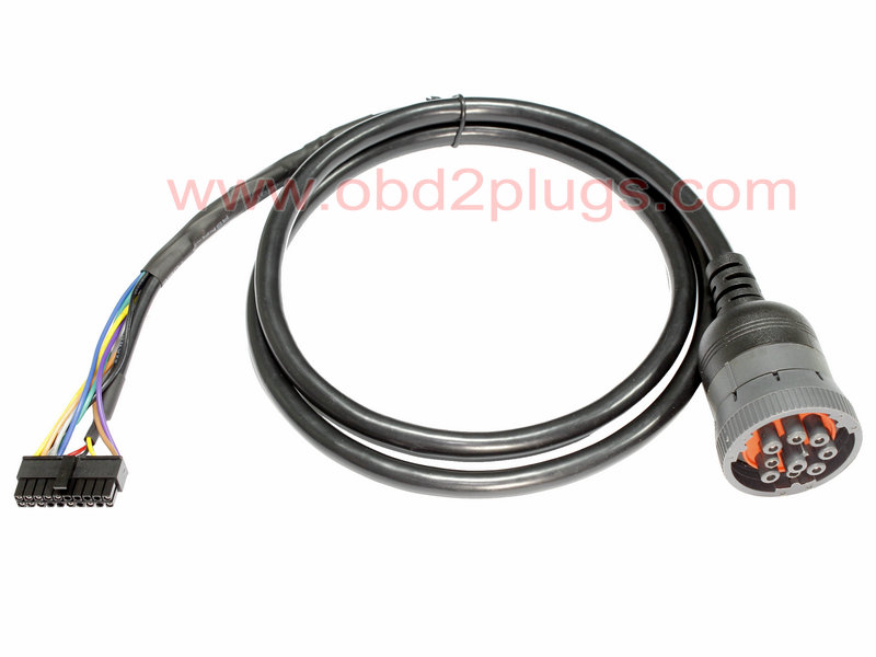 J1939-9 Pin Male to Molex-20Pin Cable