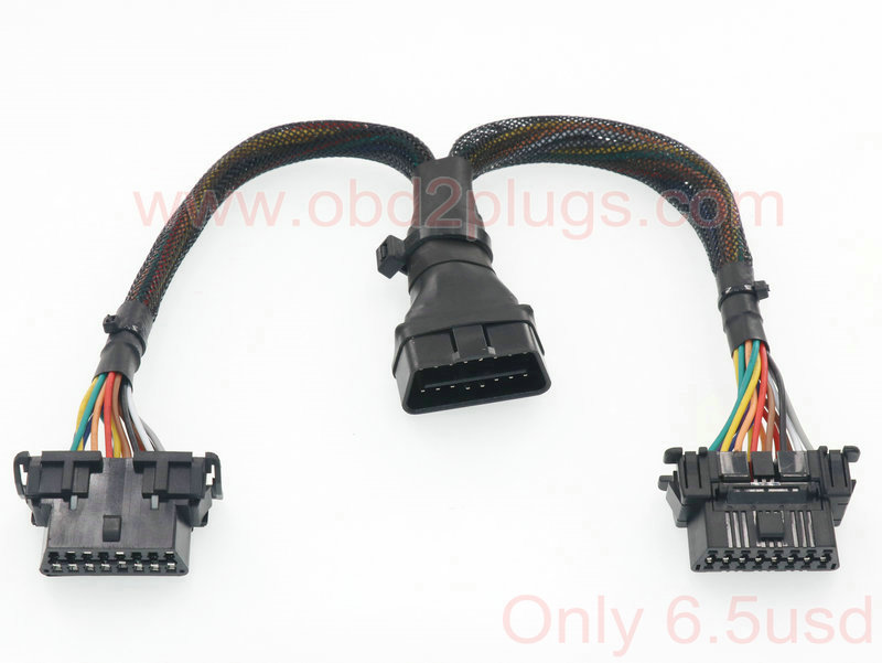 thumbnail image 2 of RIKYJIC Cummins Diagnostic Cable J1939: 9-Pin To OBD-II 16-Pin Connector For Heavy Duty Trucks 2 of 14